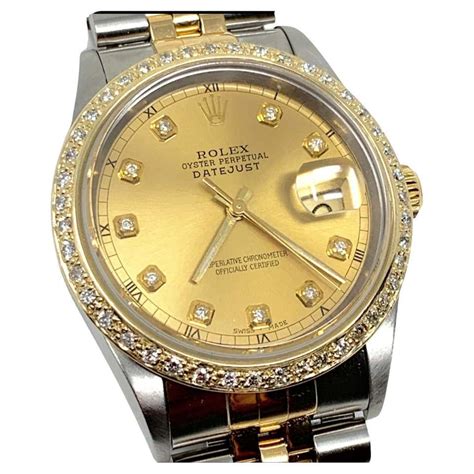 rolex d'oro con diamanti uomo datajust|rolex datejust 36mm price.